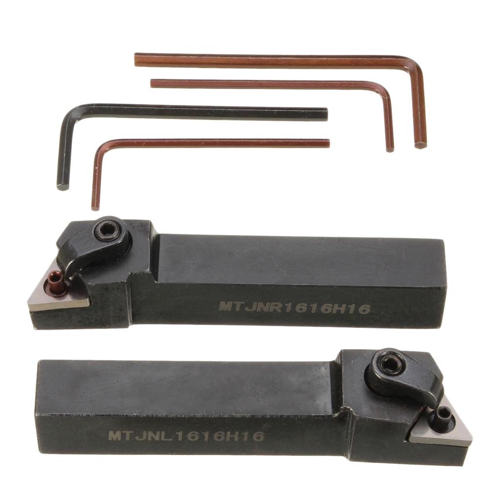 Lathe Tool Holder Holder Boring Bar + Wrench CNC Lathe Turning Tool, 100 Mm MTJNR1616H16 MTJNL1616H16