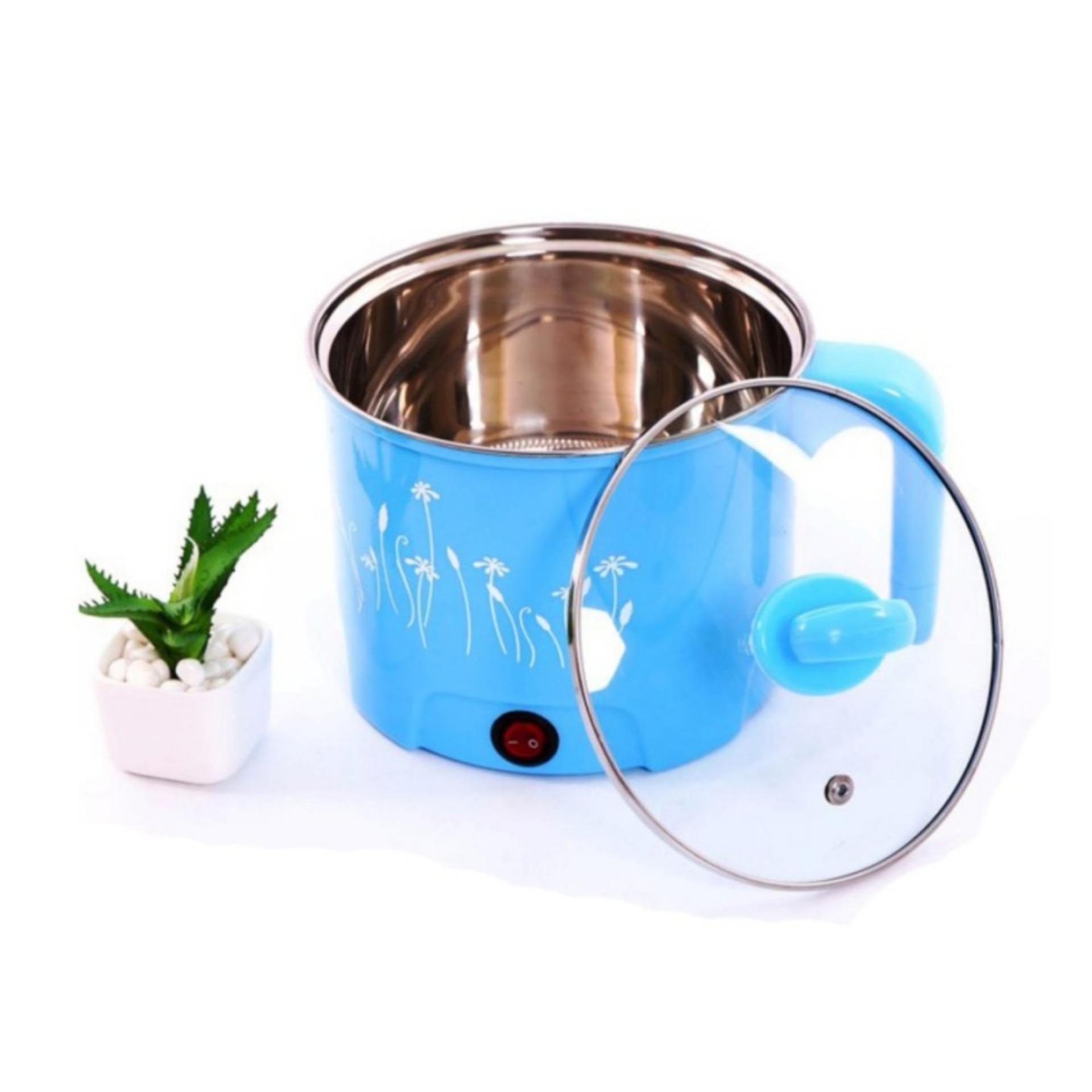 Ca Nấu Mì Nồi Lẩu Điện Mini MT-18 (18cm) - Màu Ngẫu Nhiên - Hàng Chính Hãng