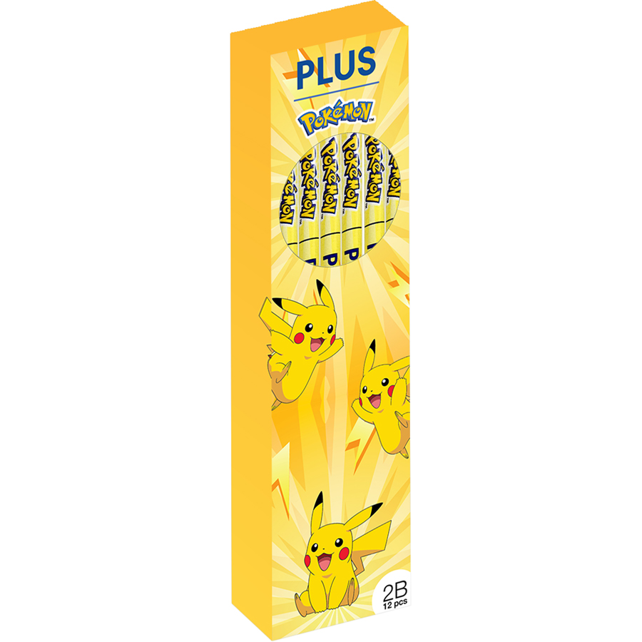 Hộp 12 Cây Bút chì Pokemon PLUS - 600-V005 - Màu