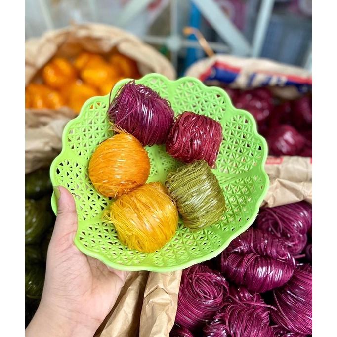 Đặc Sản Đồng Tháp - Hủ Tiếu Rau Củ Ngũ Sắc Sa đéc sợi dai ngon - 500g