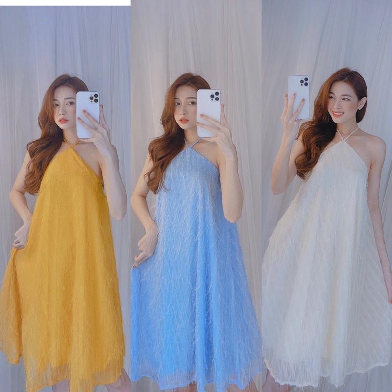 Đầm Yếm xoè bầu bí bon chen bkfrreship