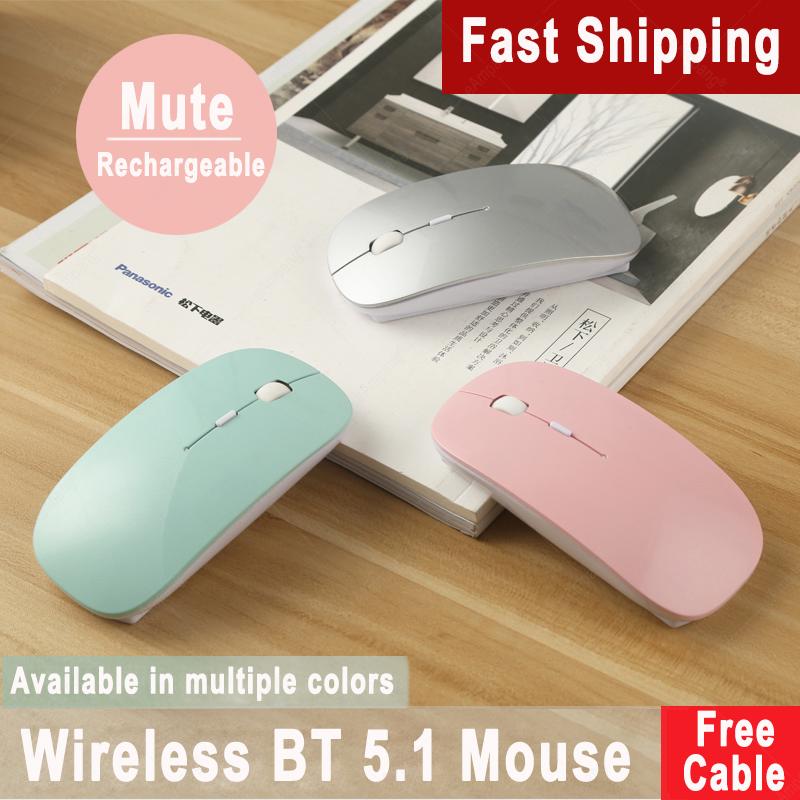 Sạc Không Dây 2.4G Chuột Di Động Dành Cho Samsung Tab S7 Plus T870 A7 T500 S6 Lite P610 10.1 2019 chuột USB Thu