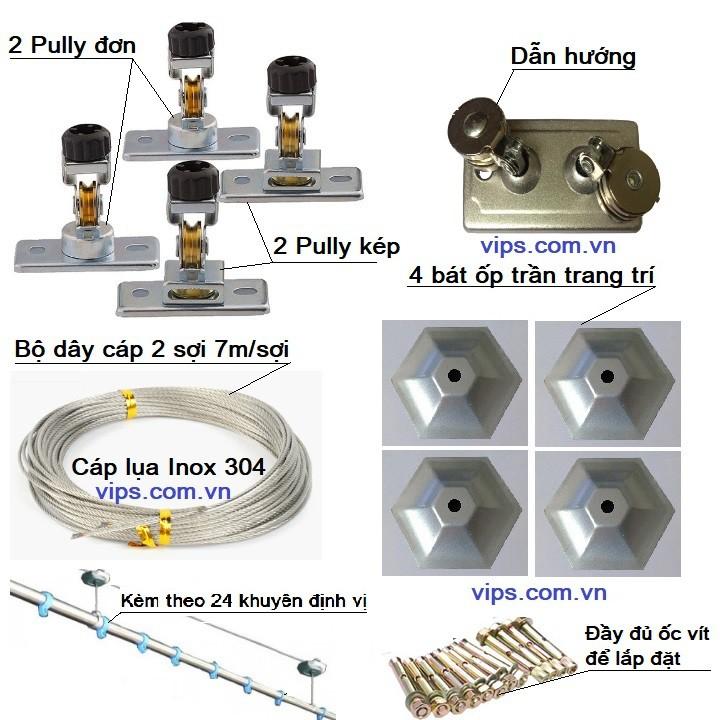 Bộ linh kiện giàn phơi thông minh Hòa Phát Q6