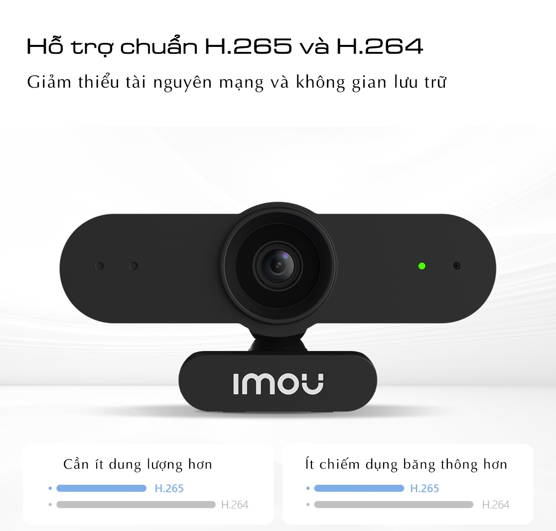 Webcam máy tính laptop Full HD 1080P DAHUA HTI - UC320 có mic học online livestream - Hàng chính hãng