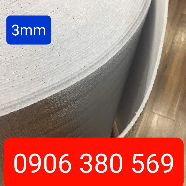 Khổ 1mét Xốp bạc cách nhiệt chống nóng - Sốp pe tráng bạc dày 3mm 5mm 10mm / cách âm / gói hàng đông lạnh túi giữ nhiệt