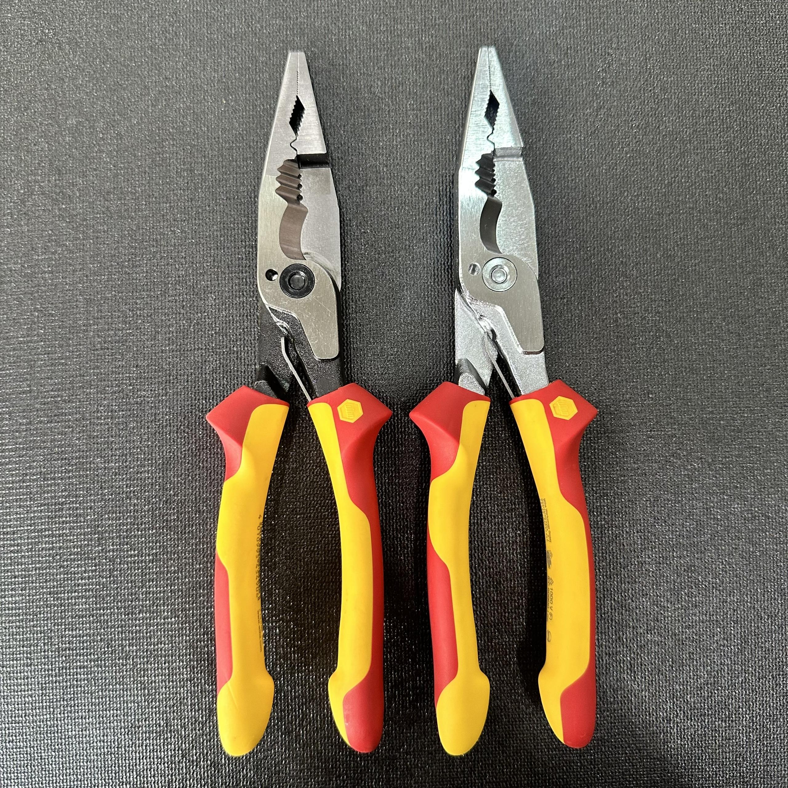 Bộ 2 Kìm Đa năng 8 trong 1 Wiha cách điện 1000V chuyên nghiệp 45490 &amp; 45489