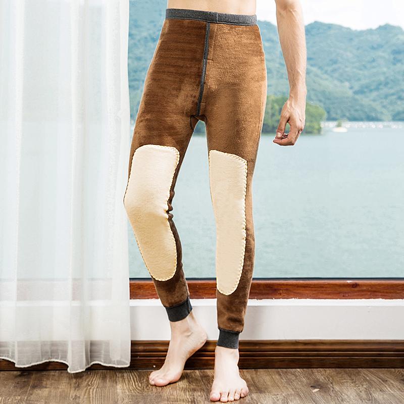 Nhiệt Quần Lót Nam Ấm Quần Len Nam Cotton Dày Ấm Quần Lót Quần Nam Mùa Đông Ấm Quần Nam Dài johns
