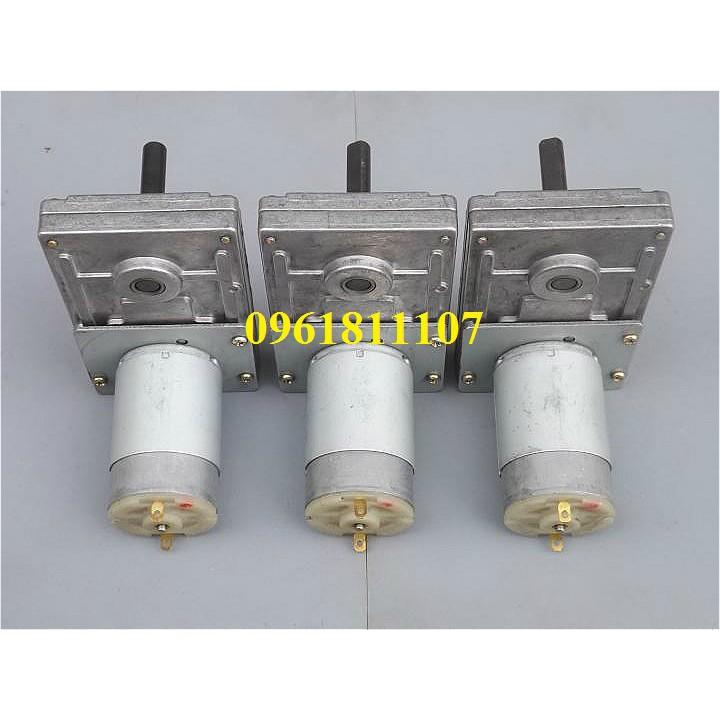 [Nhông kim loại] Motor giảm tốc 12V DS400 chế đồ