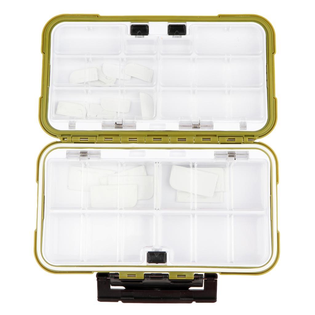Premium Waterproof Plastic Fishing Hooks Lures Bait Tackle Storage Organizer Box Case - B Type