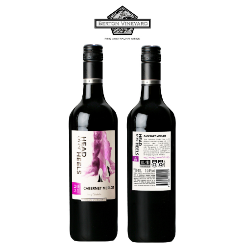 Rượu vang đỏ Berton Vineyards Head Over Heels Cabernet Merlot 750ml 14% Alc