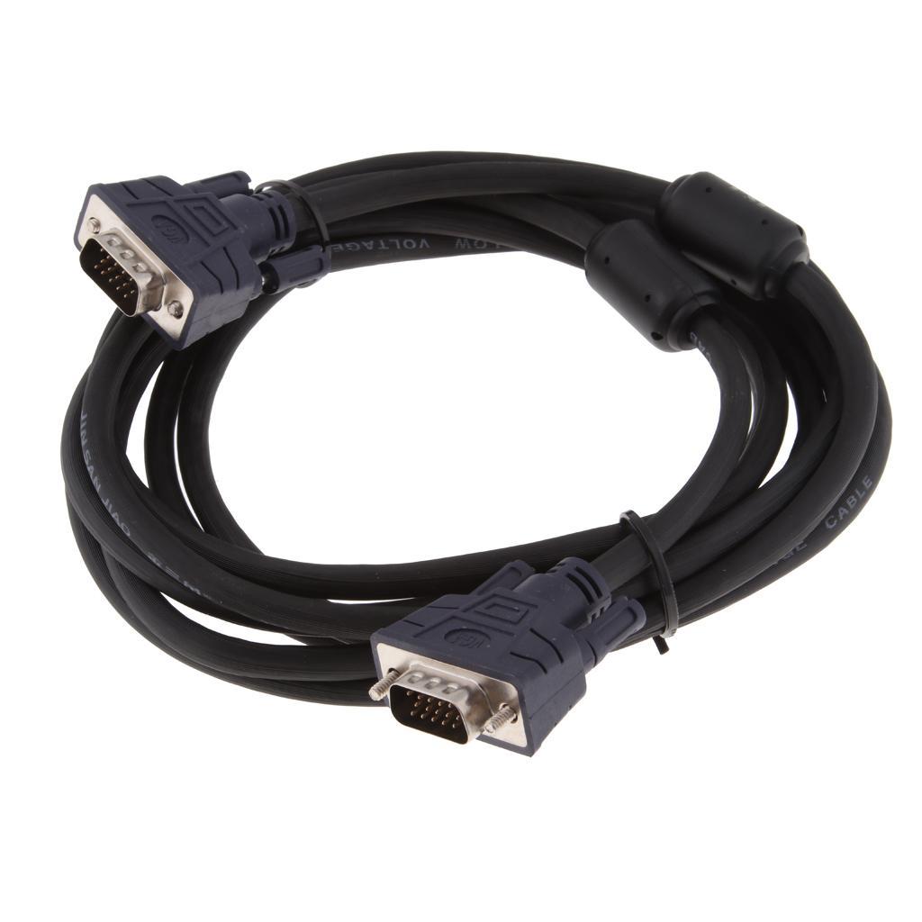 VGA Extension Cable Male To Male 15Pin Monitor Video Adapter Cable 1080P