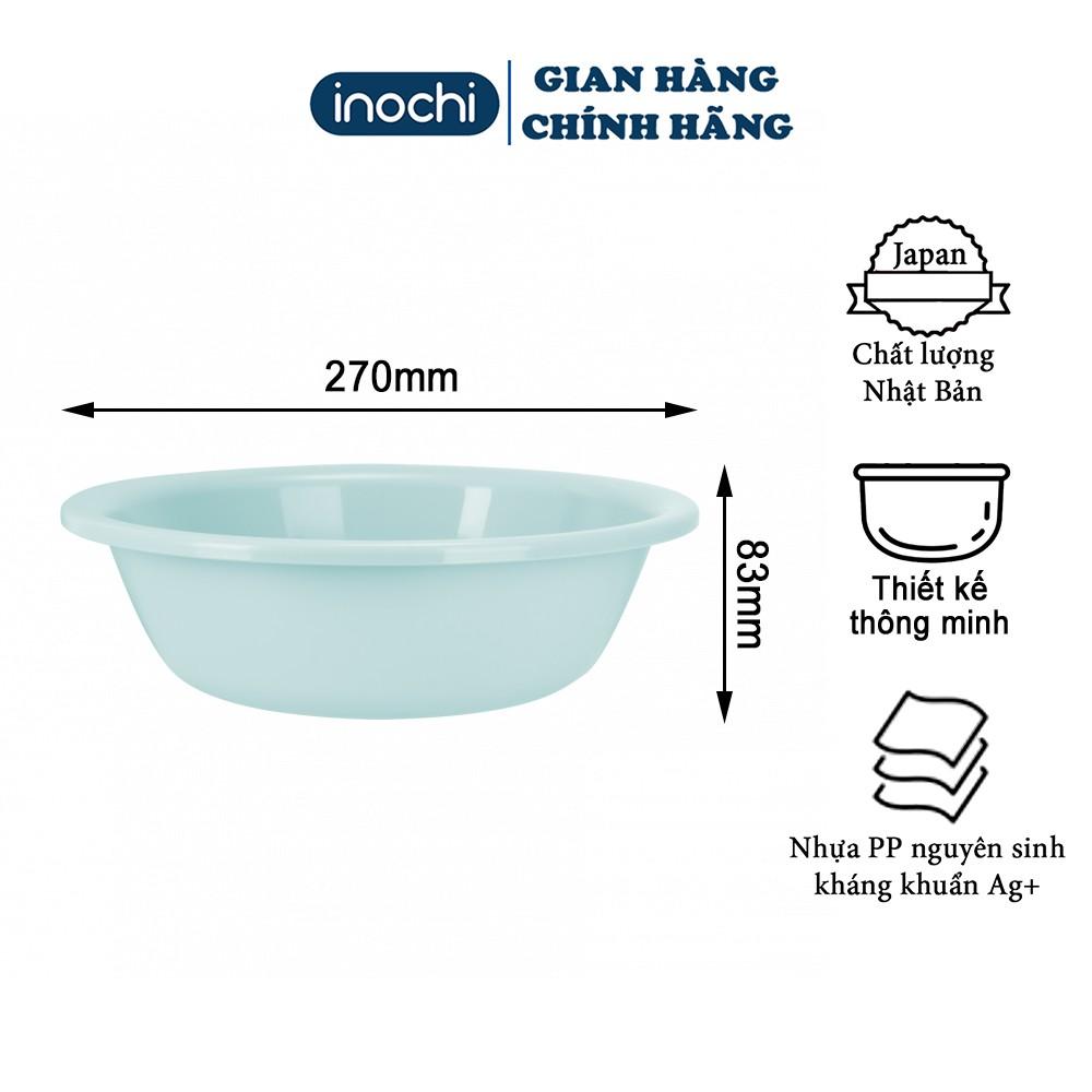 Thau rửa mặt -cho trẻ em nhựa nguyên sinh kháng khuẩn Ag+ cao cấp Notoro inochi 21/27/32 cm TRM01