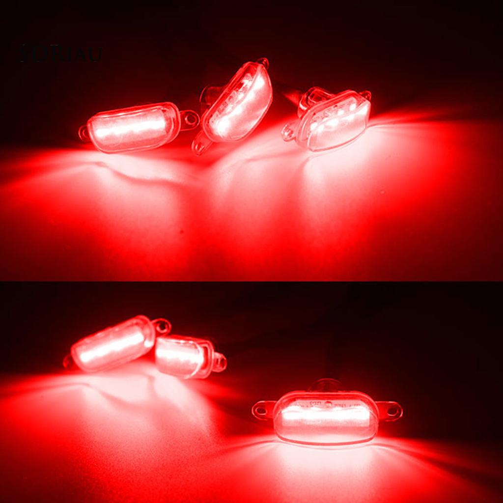DC Bộ 3 Đèn Led Ánh Sáng Vàng Xqcdx 12v