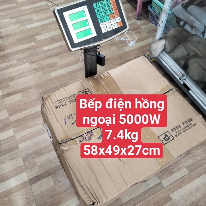 Bếp Hồng Ngoại Đơn Công Nghiệp 5000 W 220V - Không Kén Nồi, Bằng Thép Không Gỉ Cao Cấp PVN4470