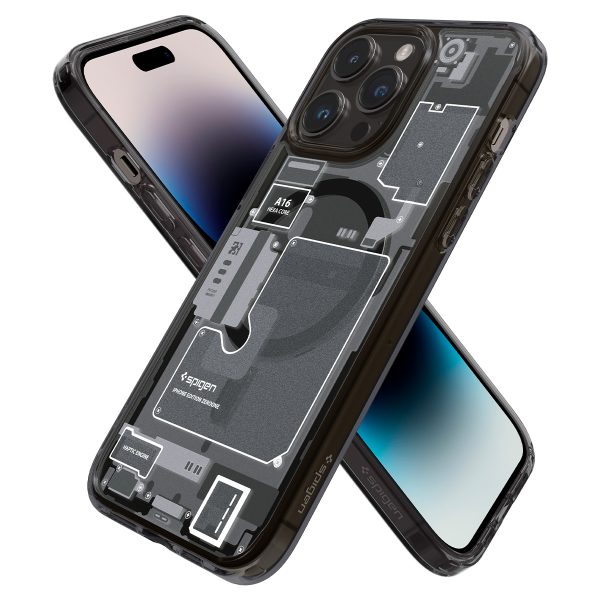 ỐP lưng Spigen Ultra Hybrid Zero One Magfit cho iPhone 14 Pro Max - Thiết kế tỉ mỉ, chống sốc, hỗ trợ sạc không dây, chống bẩn, viền camera cao - Hàng chính hãng