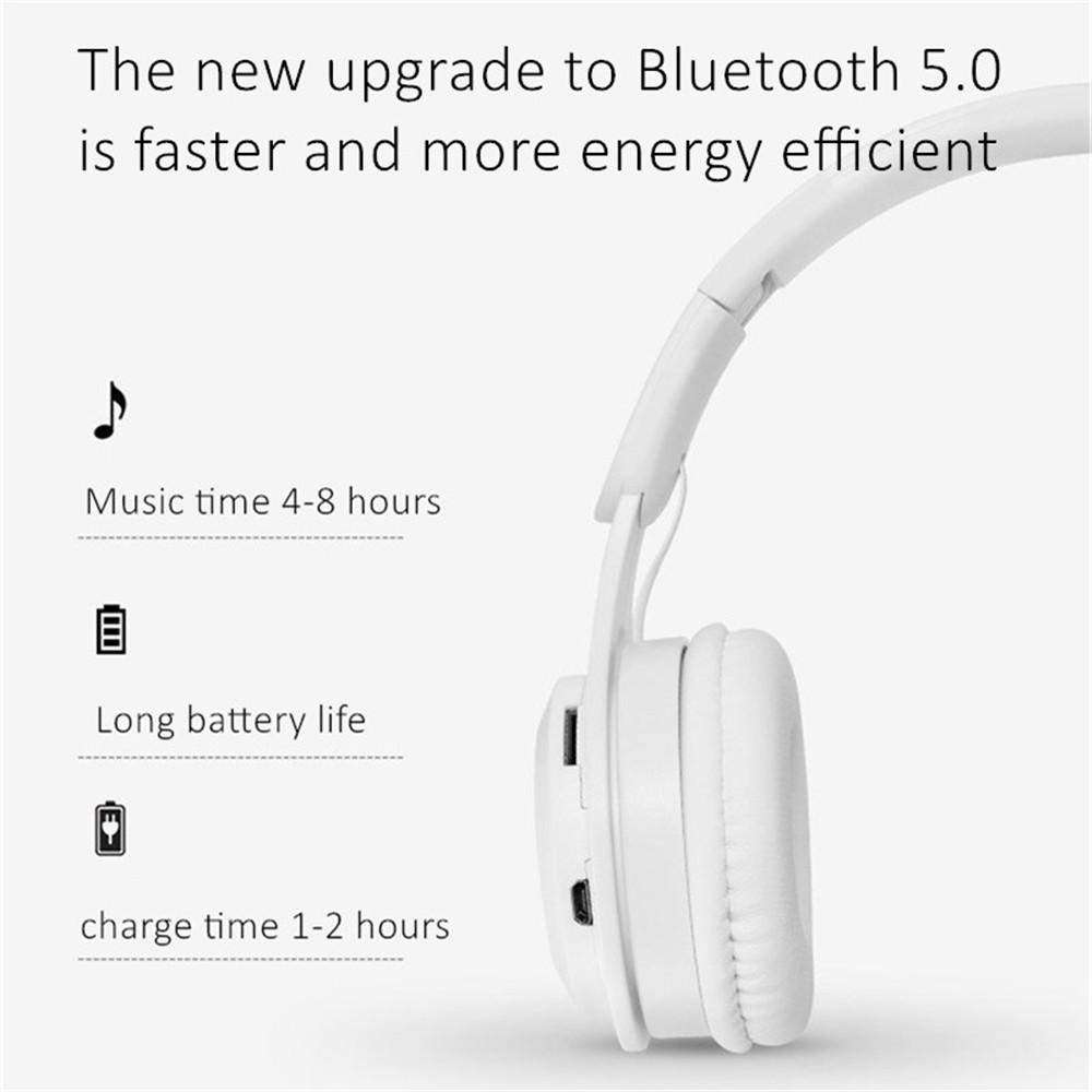 Wifi Không Dây Tai Nghe 3D Stereo Bluetooth Tai Nghe Có Thể Gập Lại Chơi Game Có Mic Mới Đến 2021 Âm Nhạc Tai Nghe