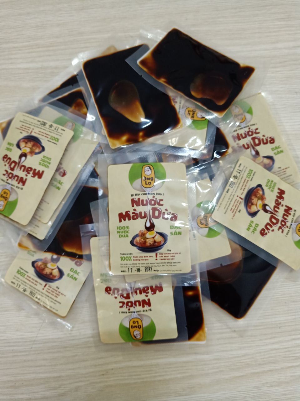 Nước Màu Dừa Ông Lọ Gói 15g