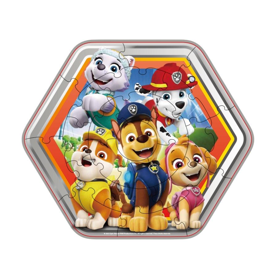 Đồ Chơi Bộ Xếp Hình 24 Miếng Theo Shape - Paw Patrol Lục Giác SPIN GAMES 20145675