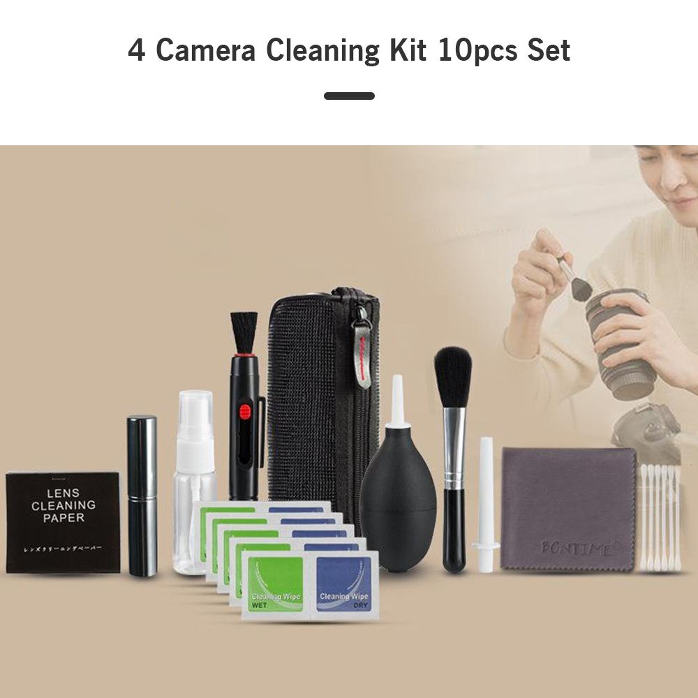 Professional Camera Cleaning Kit Lens Cleaning Kit with Air Blower Cleaning Pen Cleaning Cloth for Camera Phone Laptop