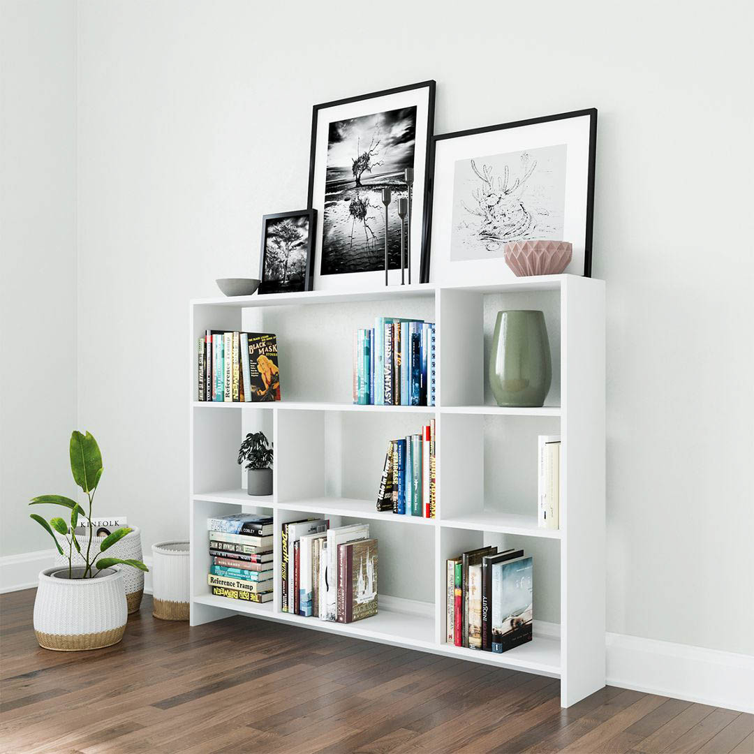 Giá sách gia đình từ gỗ công nghiệp SMLIFE Badidi