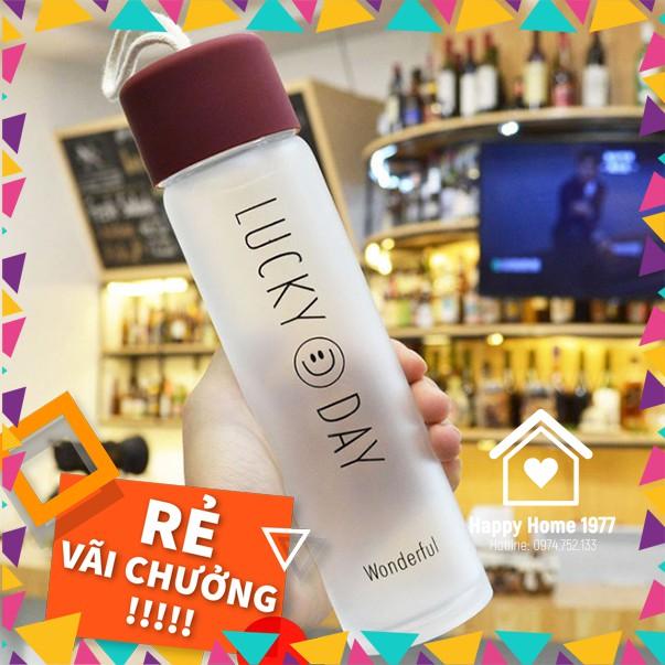 [HSP72] Bình đựng nước trong dễ thương dung tích 400ml [SIÊU SALE][SIÊU XINH]Bình nước dễ thương