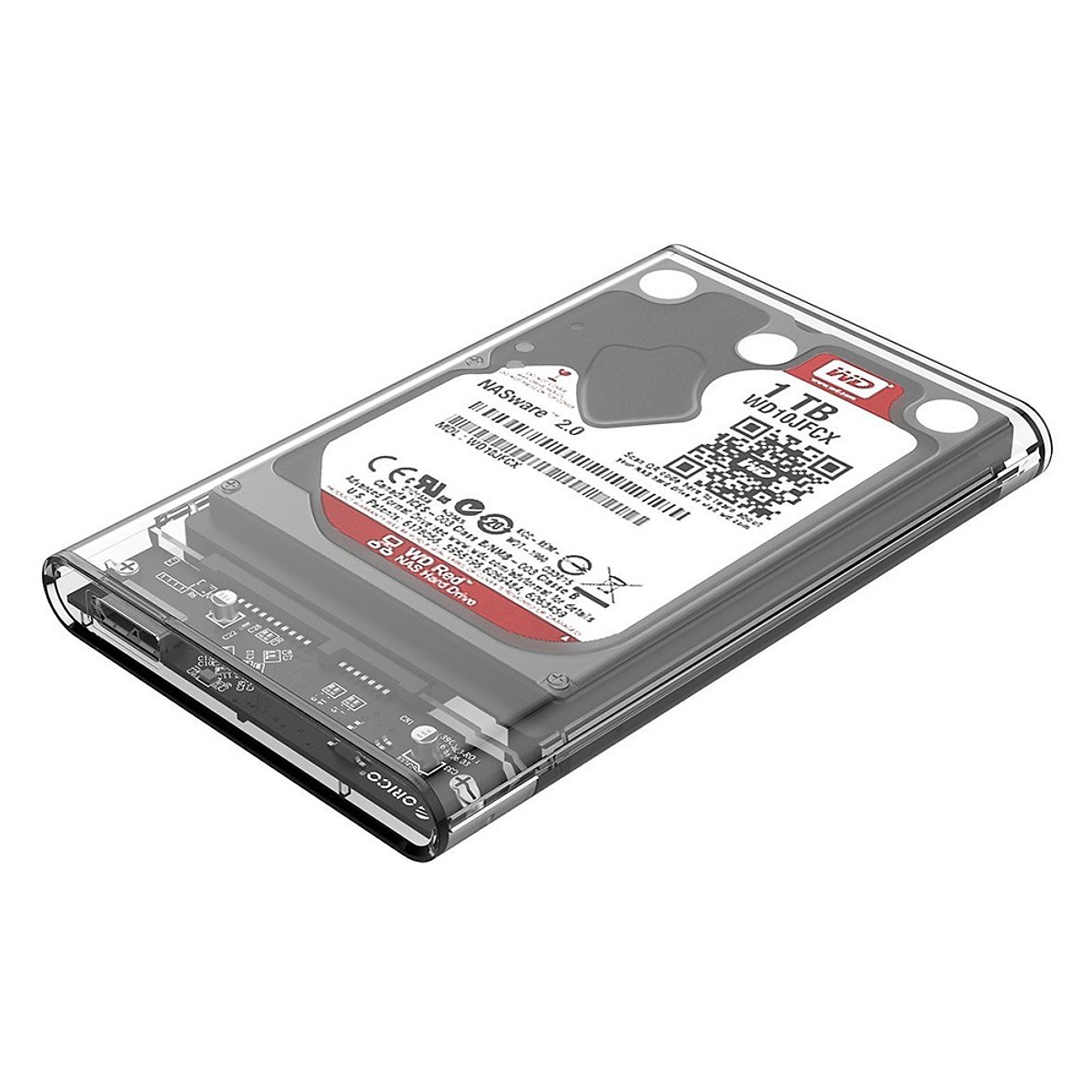 Hộp Đựng Ổ Cứng (HDD Box) 2.5&quot; Orico USB 3.0 Nhựa Trong Suốt cho Ổ HDD và SDD - Hàng Chính Hãng
