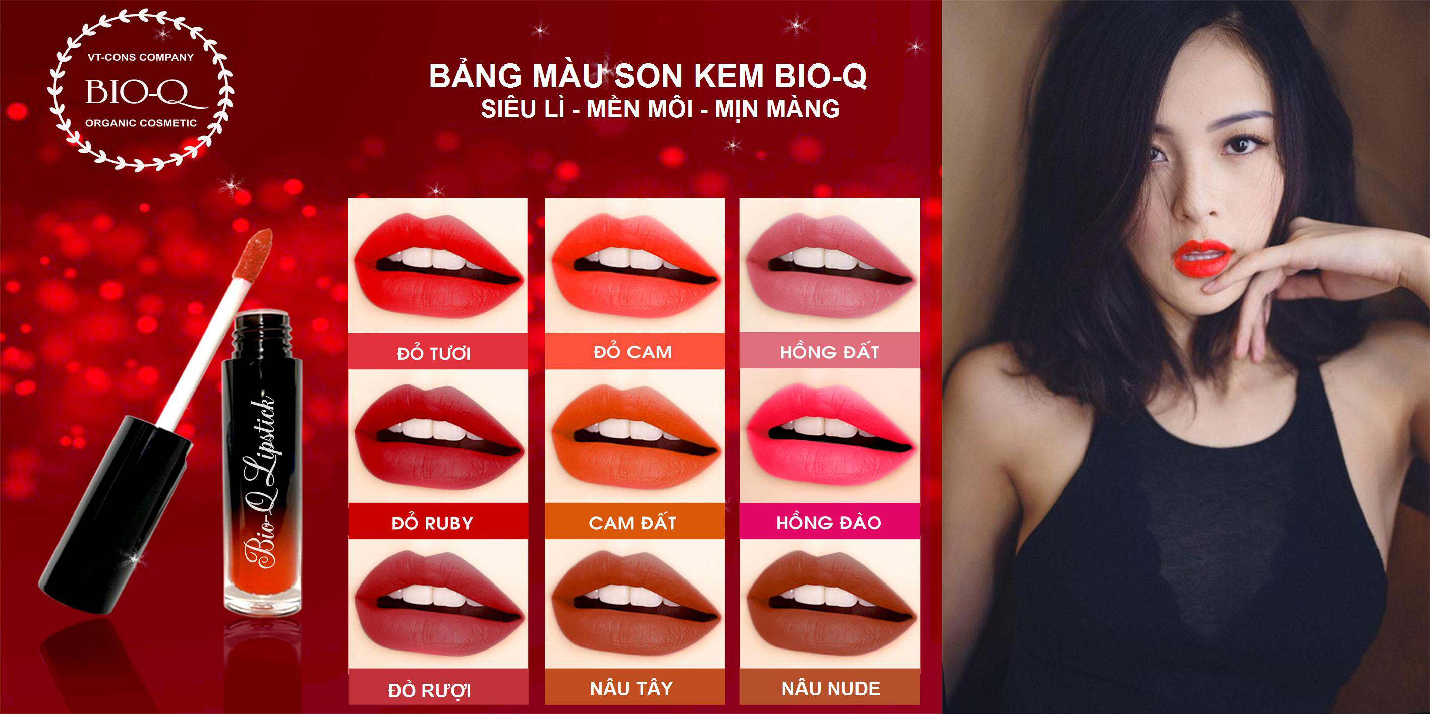 SON KEM BIO-Q LIPSTICKS