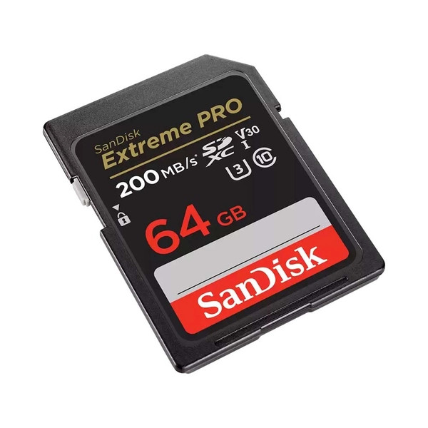 Thẻ nhớ SDXC SanDisk Extreme PRO UHS-I U3 4K V30 200MB/s - Hàng Nhập Khẩu