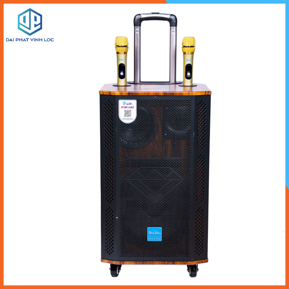 Loa Kéo Karaoke Công Suất Lớn 600W| Loa Kéo Giá Rẻ AZ-2206A Bas 30 | Loa Kéo Bluetooth Đọc Được Usb USB/IF/FM/AUX | Loa Kẹo Kéo Hát Karaoke Giá Rẻ