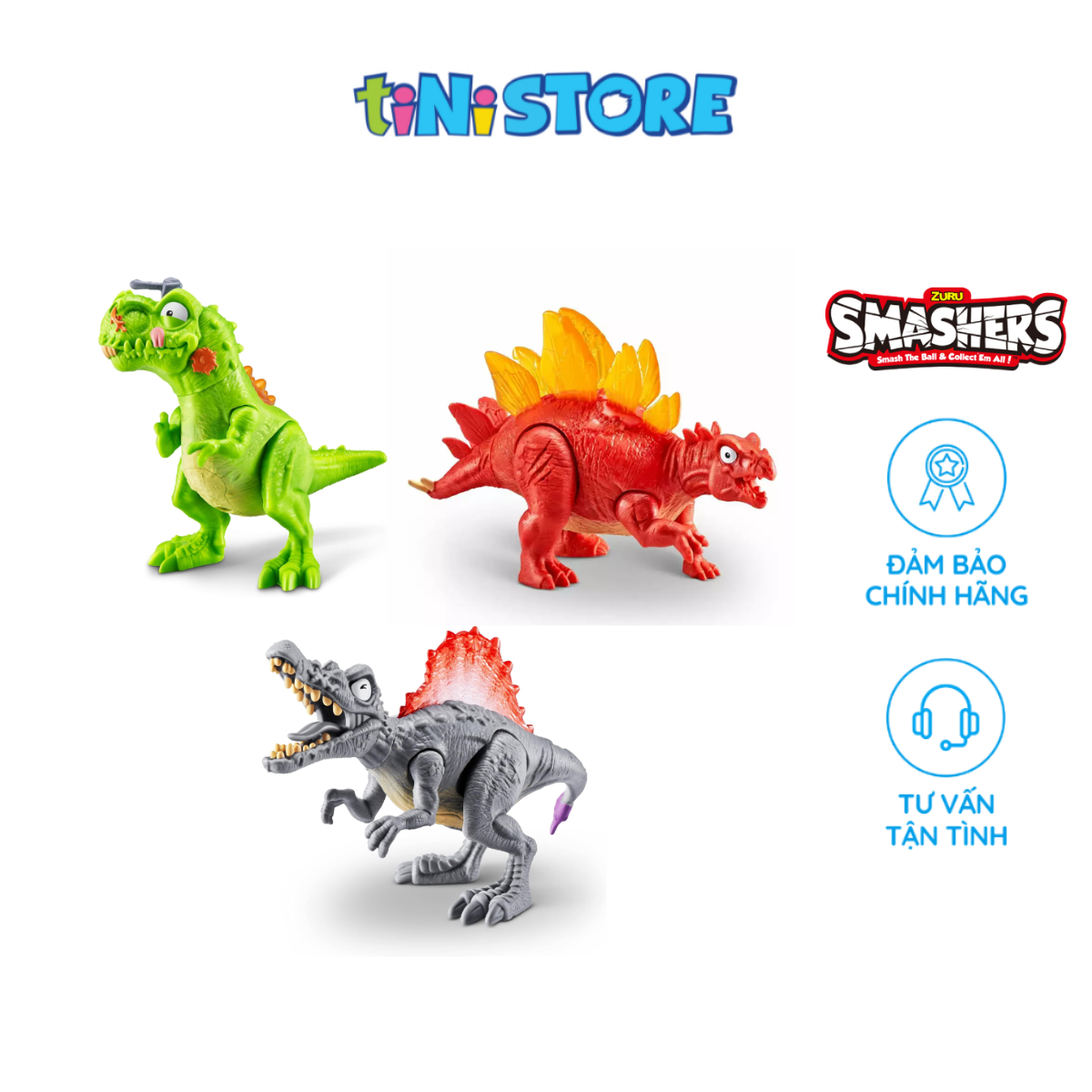 Đồ chơi trứng khủng long Jurassic phát sáng bí ẩn Smashers S1 - cỡ nhỏ