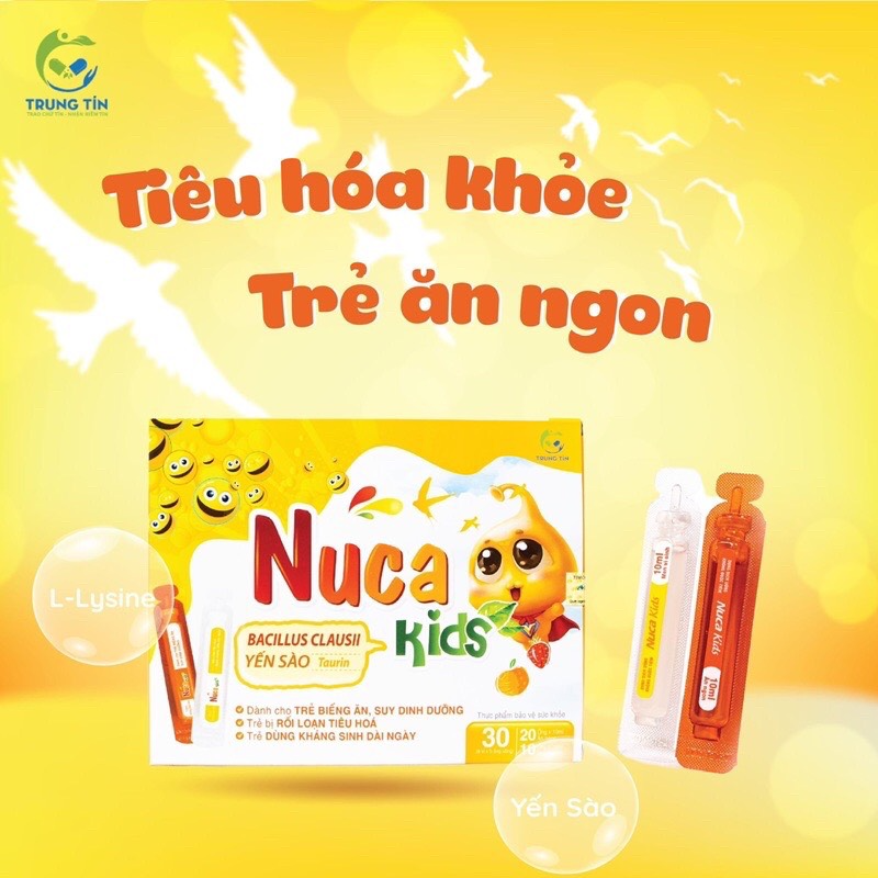 Nuca Kids Yến Sào Dành Cho Trẻ Biếng Ăn Suy Dinh Dưỡng