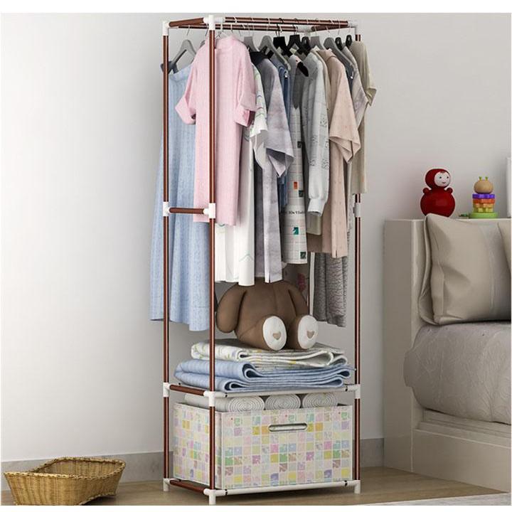 Kệ Đựng Đồ Treo Quần Áo Chữ H Đa Năng