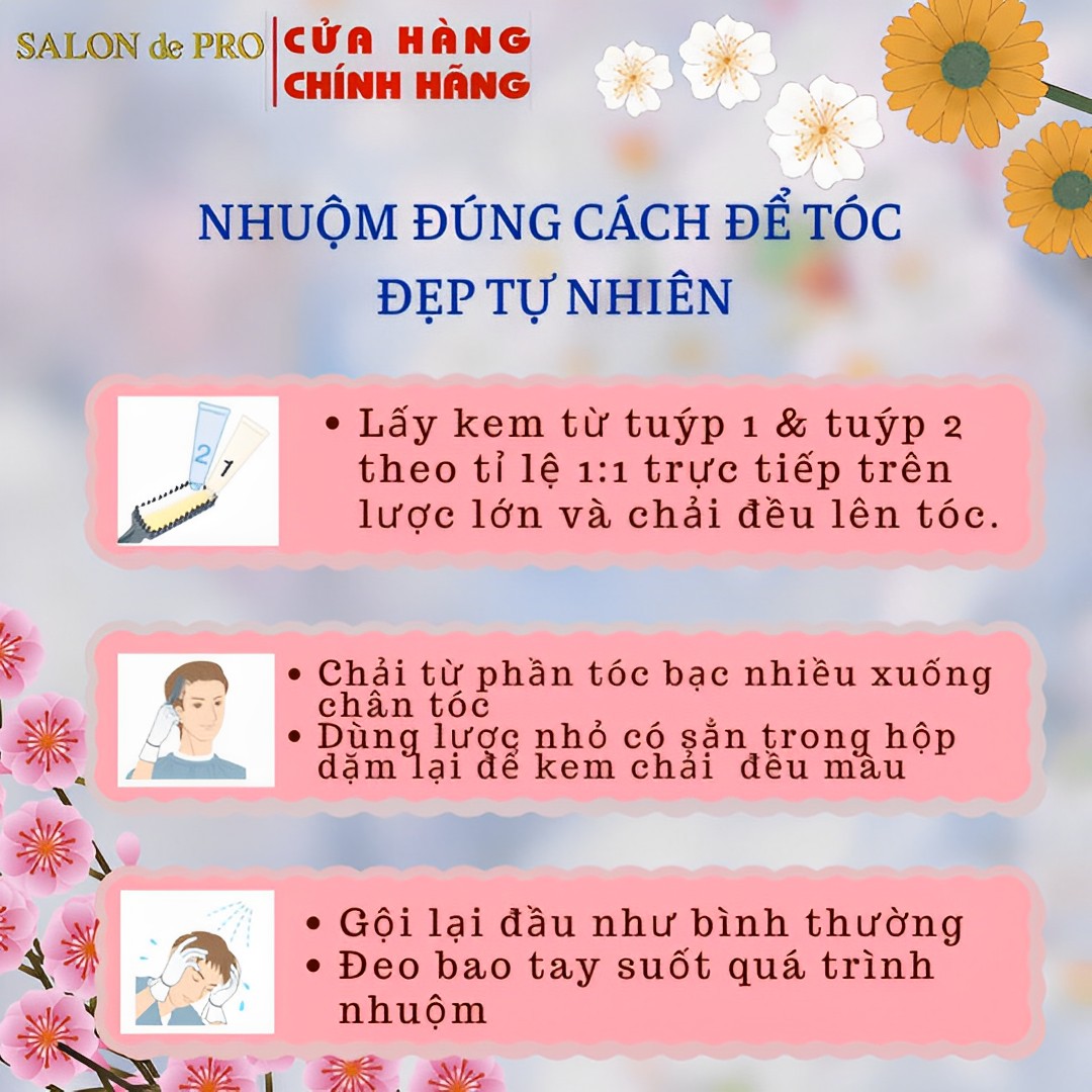 Kem nhuộm tóc Salon de Pro MCa6 -