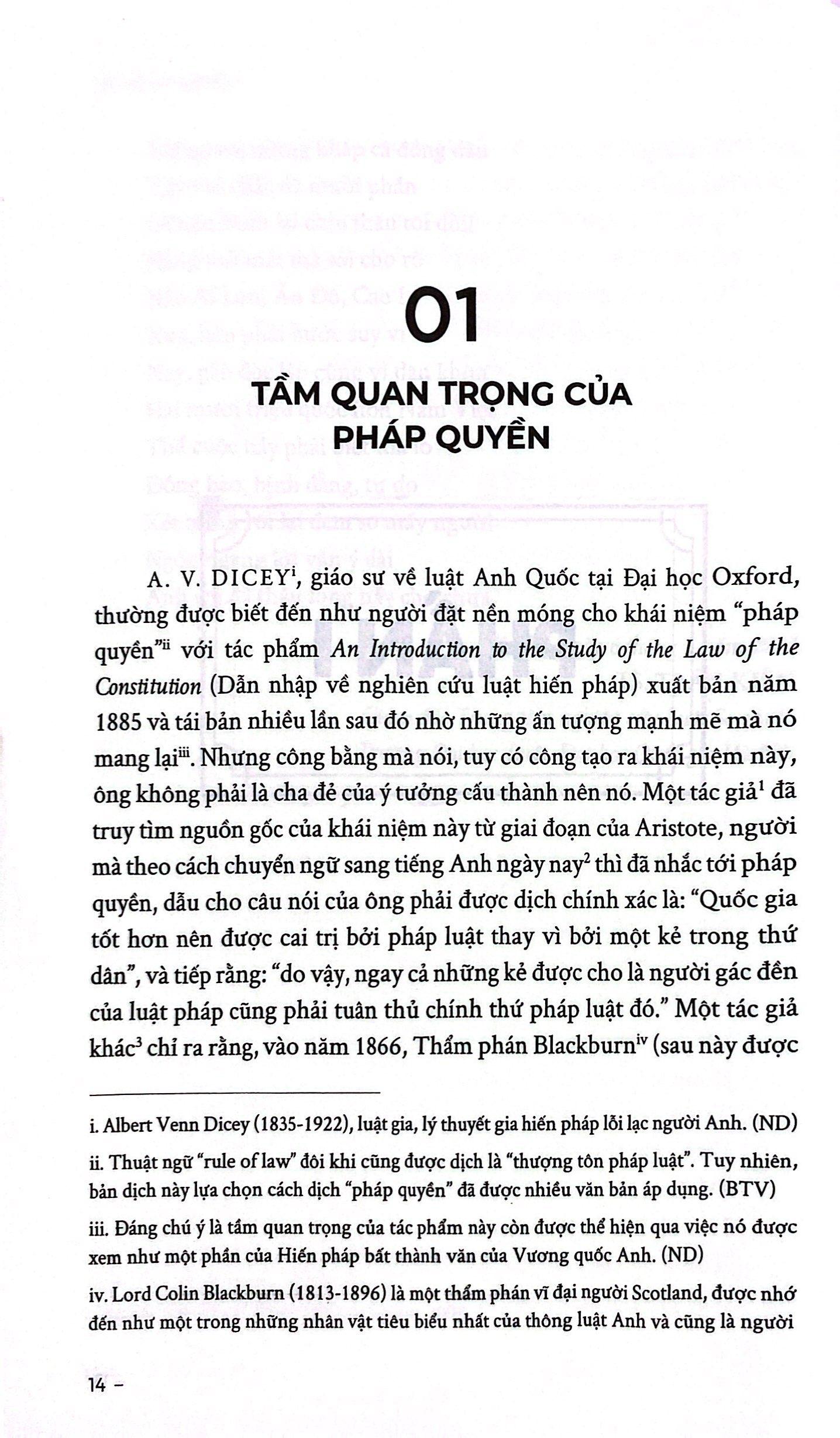 Về Pháp Quyền