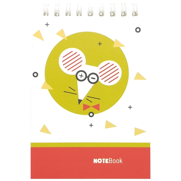 Sổ Note Mouse Cute - Mẫu 4 - Màu Trắng