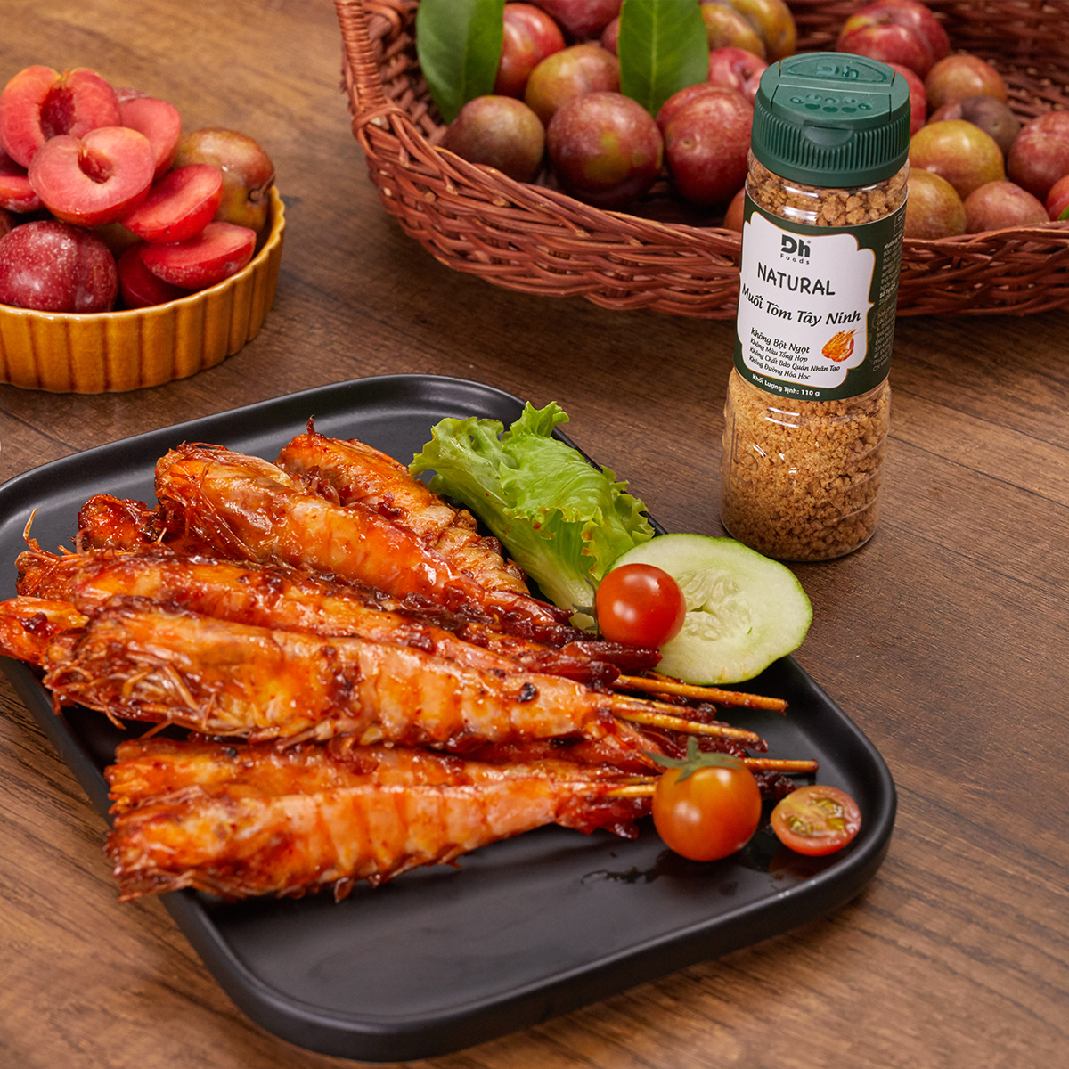 Natural Muối tôm Tây Ninh 110gr Dh Foods