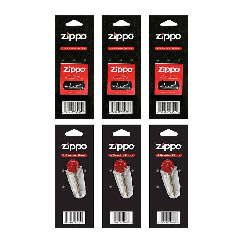 Bộ 3 Đá 3 Bấc Zippo