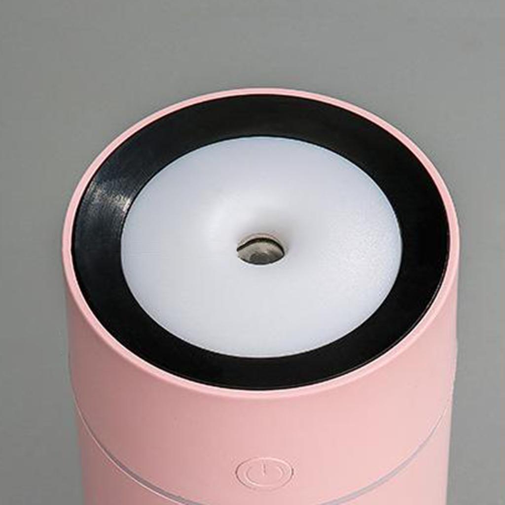 Humidifiers,320ml Ultrasonic Whisper-Quiet Humidifiers for Bedroom with 7 Color LED Display Sleep Timing Mode for Home Baby