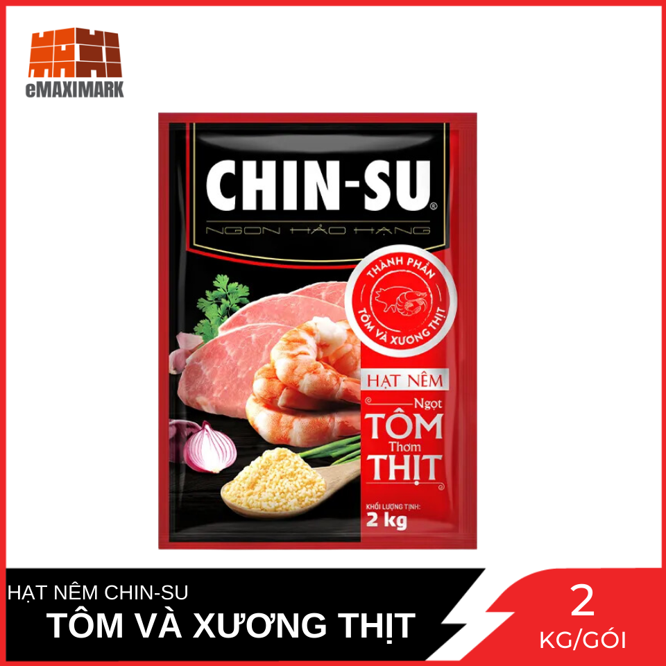 Hạt Nêm Chin-Su Tôm và Xương Thịt Gói 2kg