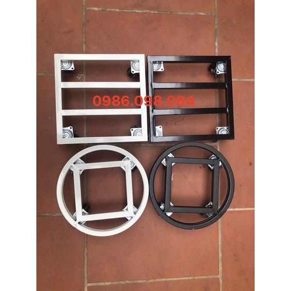 Đế lót chậu trồng cây có bánh xe dễ dàng di chuyển bằng sắt sơn tĩnh điện