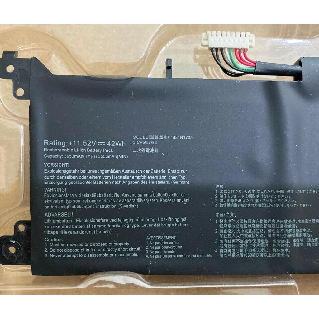 Pin Dùng cho Laptop Asus TP410 TP410UA B31N1705 Battery