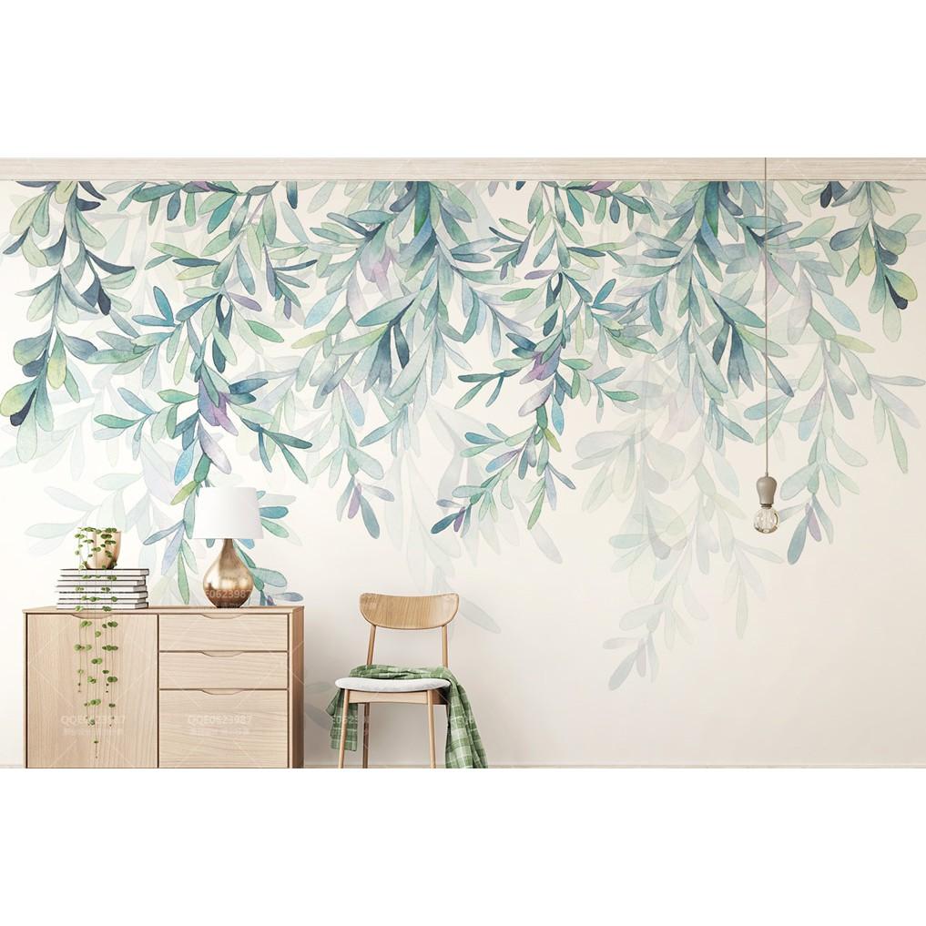 Tranh dán tường canvas hình lá ADHW031