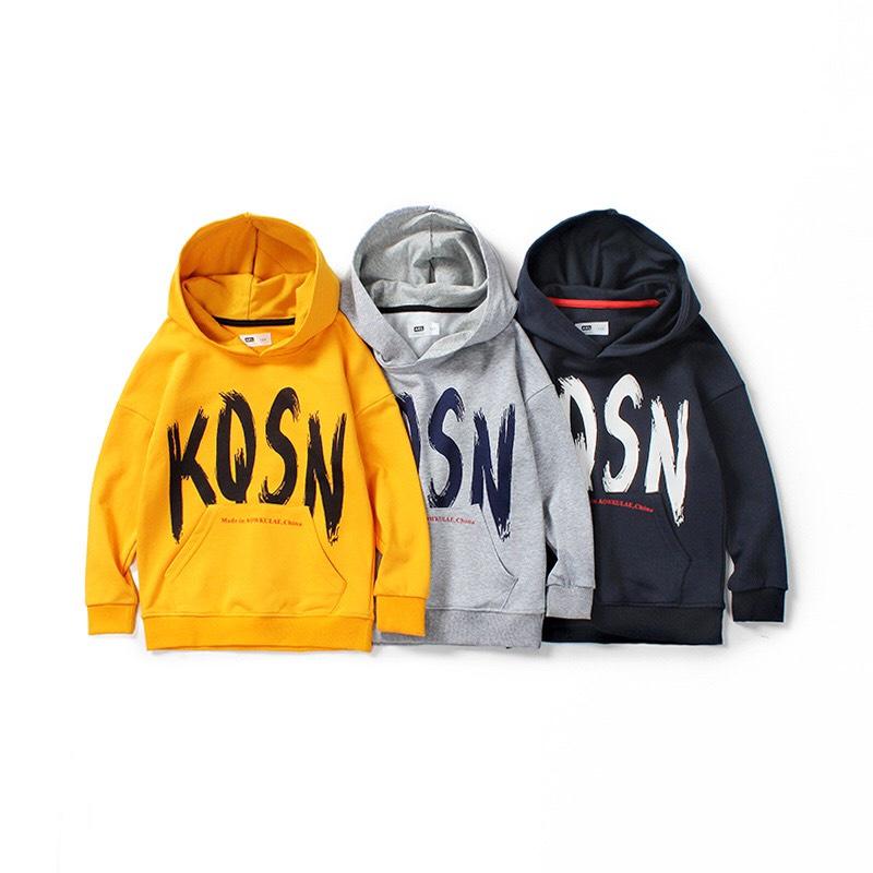 (30-45kg)Áo khoác nỉ có mũ bé trai size đại AKL, áo hoodie phong cách Hàn Quốc cho bé 6 đến 14 tuổi