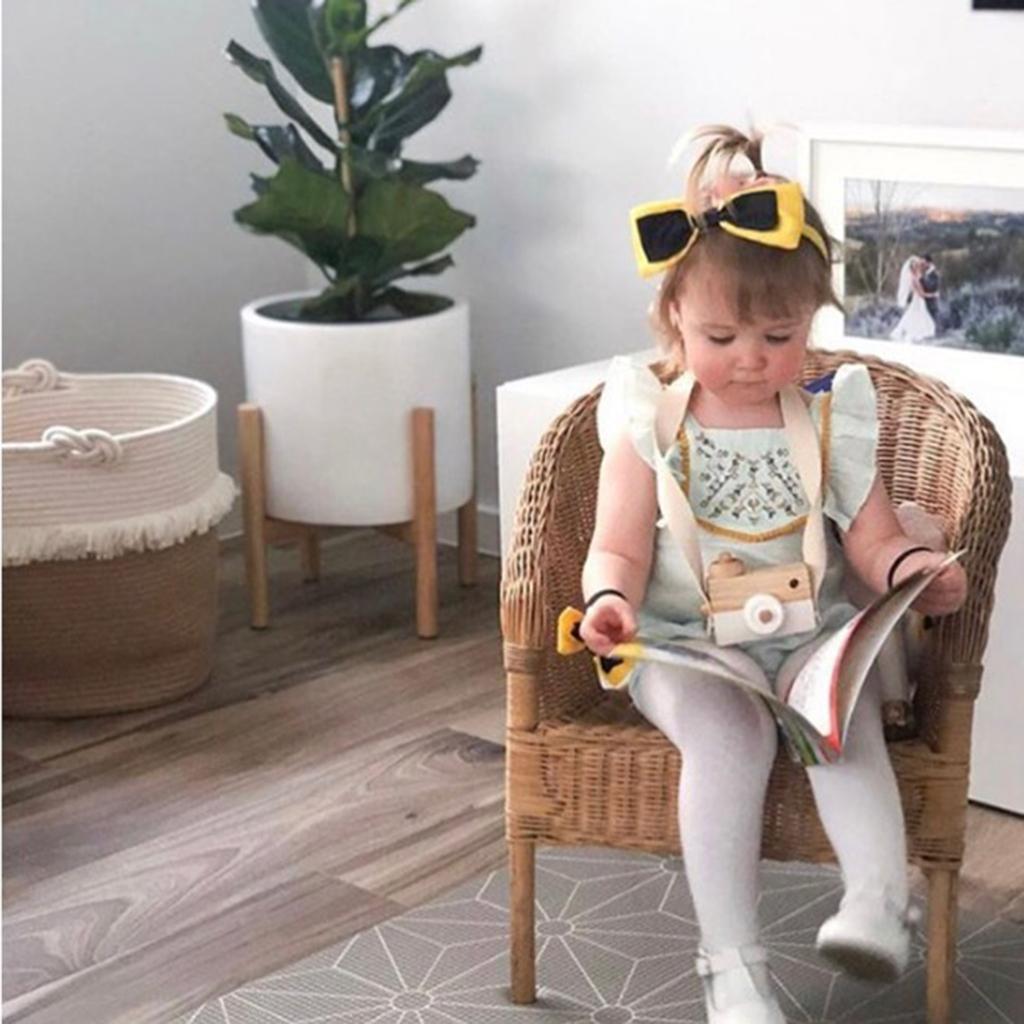 Weave Laundry Basket Storage Bag Toy Basket Organizer Office Large Capacity