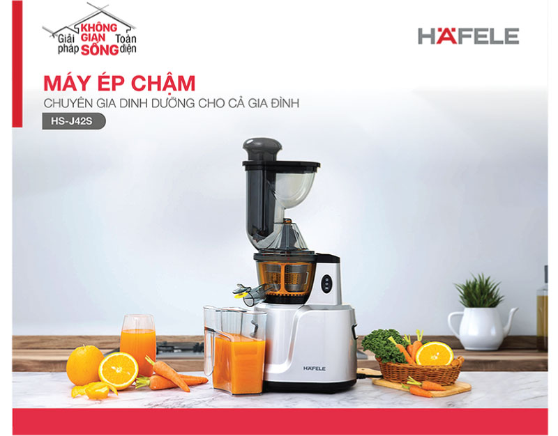 Máy ép chậm Hafele họng lớn HS-J42S 535.43.392 - Hàng chính hãng