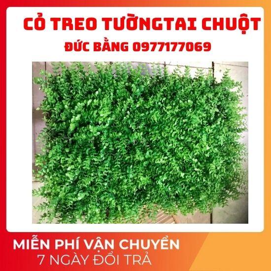 Cỏ treo tường tai chuột kích thước 40cm  x60 cm,cỏ dán tường  ,cỏ nhựa trang trí ,cỏ giả nhân tạo làm decore