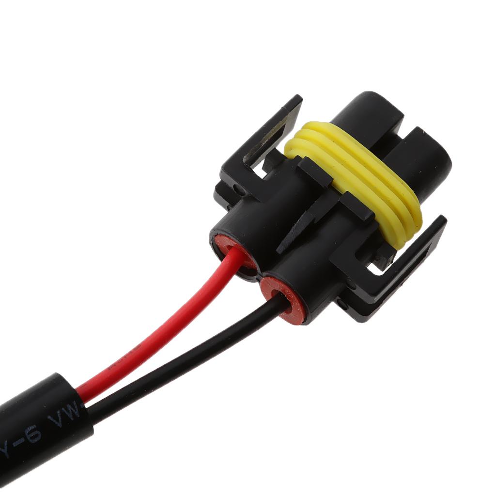 Xenon HID Conversion Kit Relay Wiring Harness H1 H3 H4 H7 H8 H9 H10 H11 H13 H16 9004 9005 9006 9140 9145 9012 5202 HB3 HB4