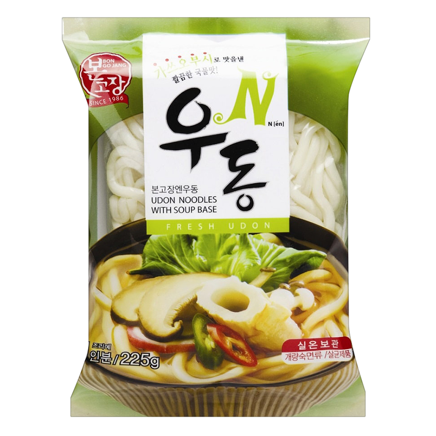 Combo 4 Gói Mì Udon N Hanil Food Vị Truyền Thống (225g / Gói)