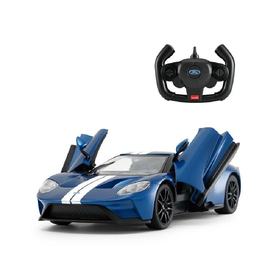 Đồ Chơi Xe Điều Khiển 1:14 Ford Gt Có Thể Mở Cửa Xanh Dương RASTAR R78100/BLU