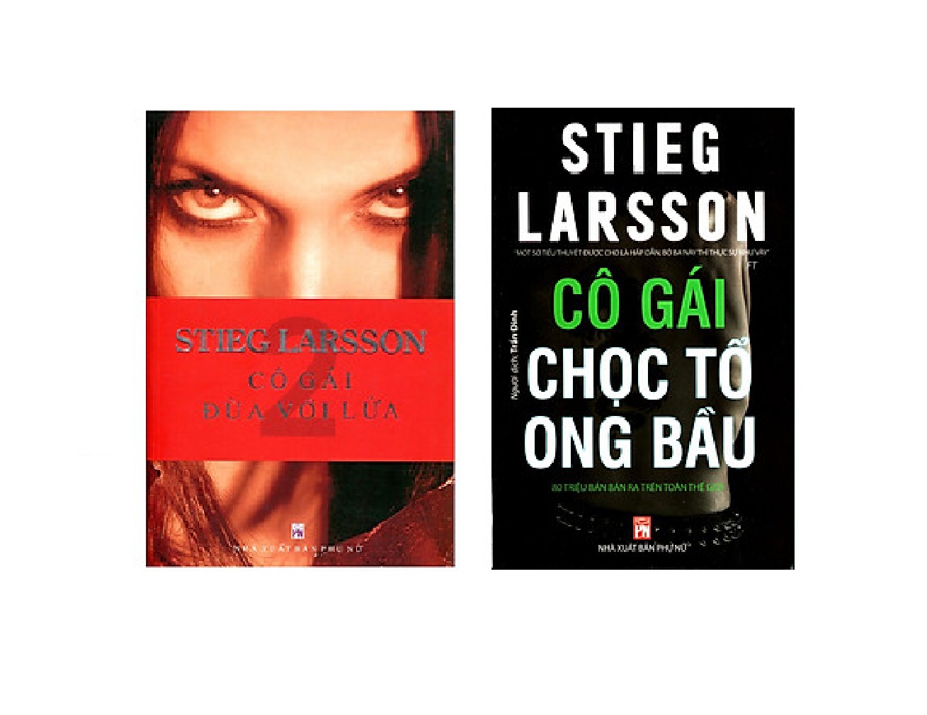 Combo 2 Cuốn Sách Trinh Thám: Cô Gái Đùa Với Lửa + Cô Gái Chọc Tổ Ong Bầu - Tác giả: Stieg Larsson